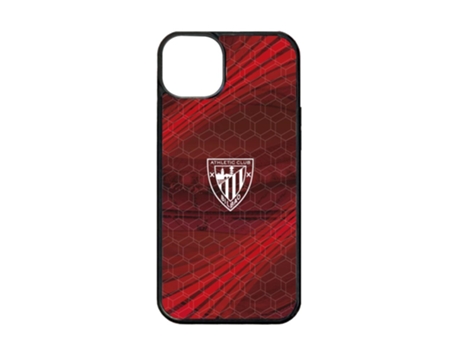 Funda Móvil Oficial Athletic Club para iPhone 15 Plus PHONECASES3D Piel Sintética Negro