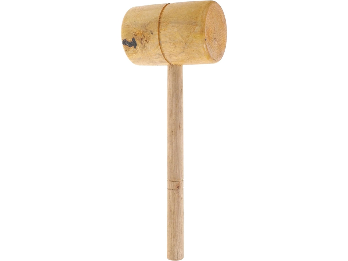 Mazo De Madera Maciza, Herramienta De Carpintero Estable Y Duradera Para Trabajos De Carpintería.