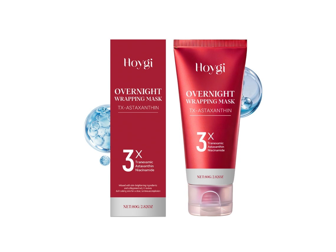Mascarilla facial aclarante con astaxantina