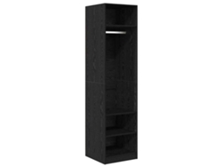 Maison Exclusive - Armario Roble Negro 50 X 50 X 200 Cm Madera De Ingeniería
