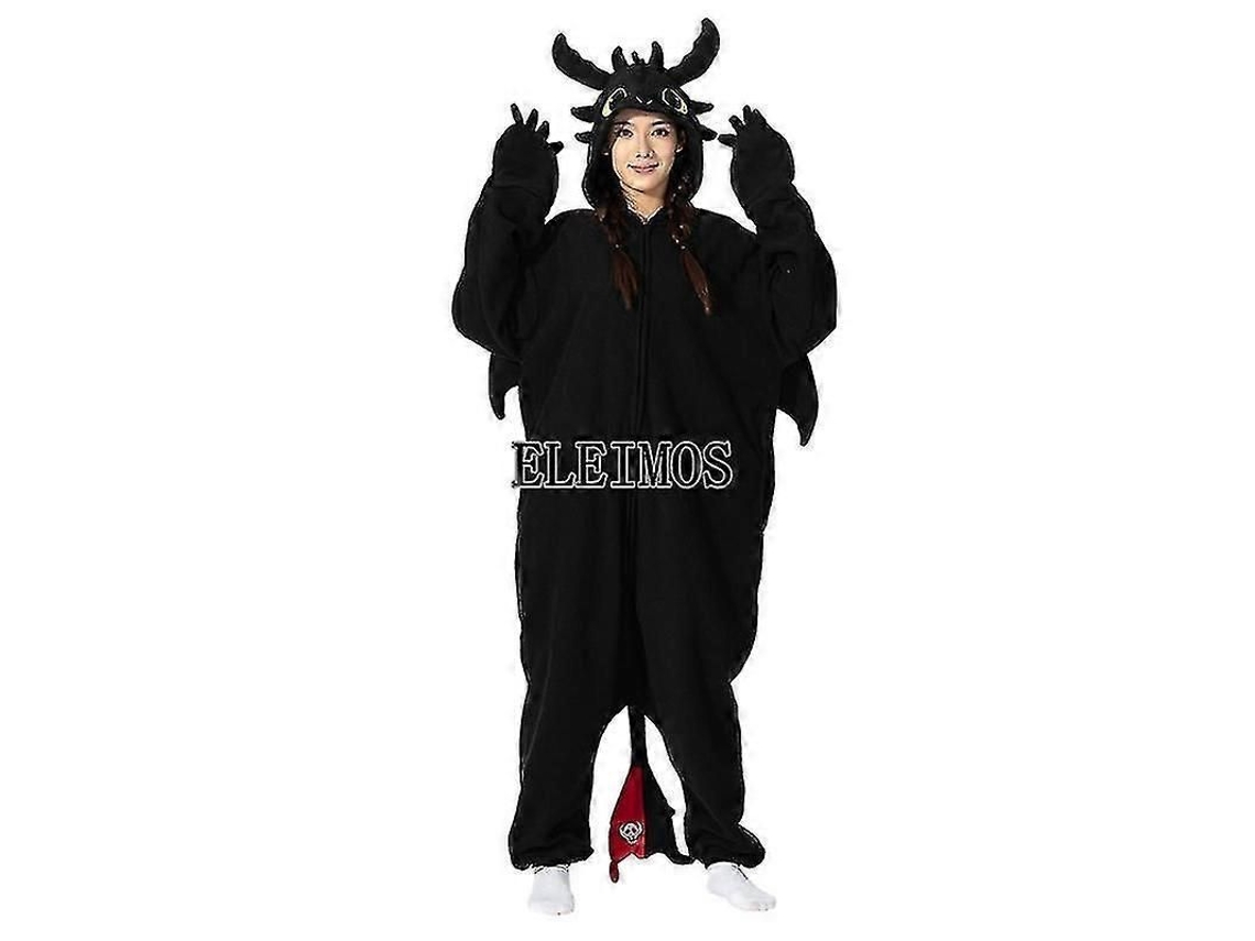Pijama De Animal Kigurumi Onesie Para Adultos Mujer Hombre Traje De Halloween Fiesta Talla 168-178cm L Fit 168-178cm Como Se Muestra En La Imagen 1