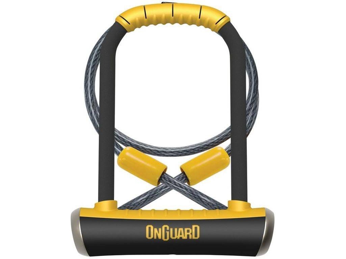 Candado de Bicicleta ONGUARD U-lock Pitbull Standard Shackle con Cabo De (Llaves)