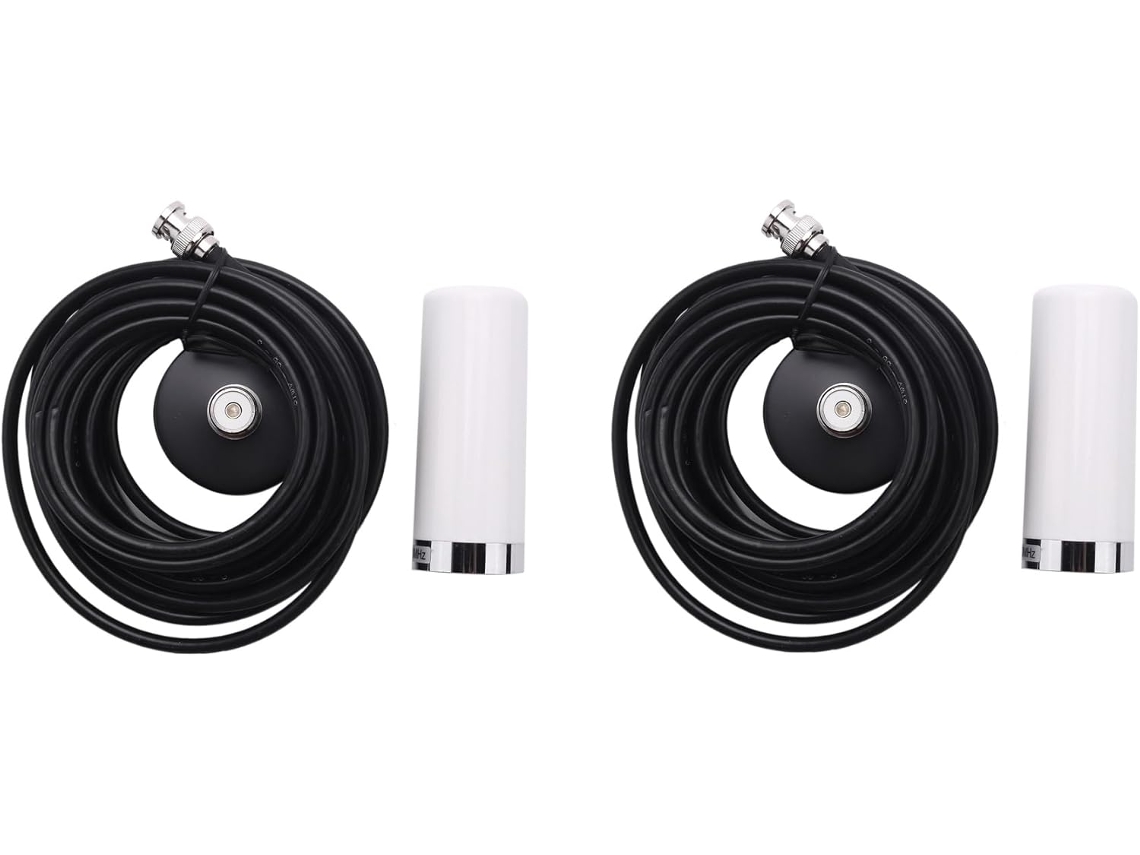 2 Bases De Montaje Para Antenas De Radio De Vehículos/coches De Doble Banda Vhf/uhf