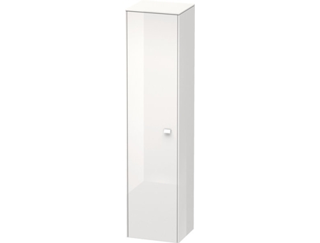 Armario DURAVIT Brioso alto 177,0x42,0x36,0 cm 1 puerta abatible a la izquierda 1 balda de madera 3 baldas de cristal