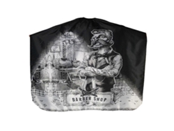 Capa profesional para corte de cabello con cepillo para el cuello, capa de barbero, accesorios para corte de cabello