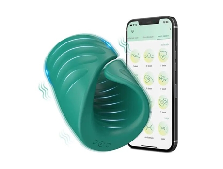 Vibrador Pene Entrenamiento Glan Estimulador App Control Vibrador Delay Cock Ring ECENLEN