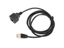 Cabo Ethernet Cat8 3.8mm Fio Ultrafino 8p8c 10 Gigabit Macho Para Fêmea Rj45 1.5 Metros