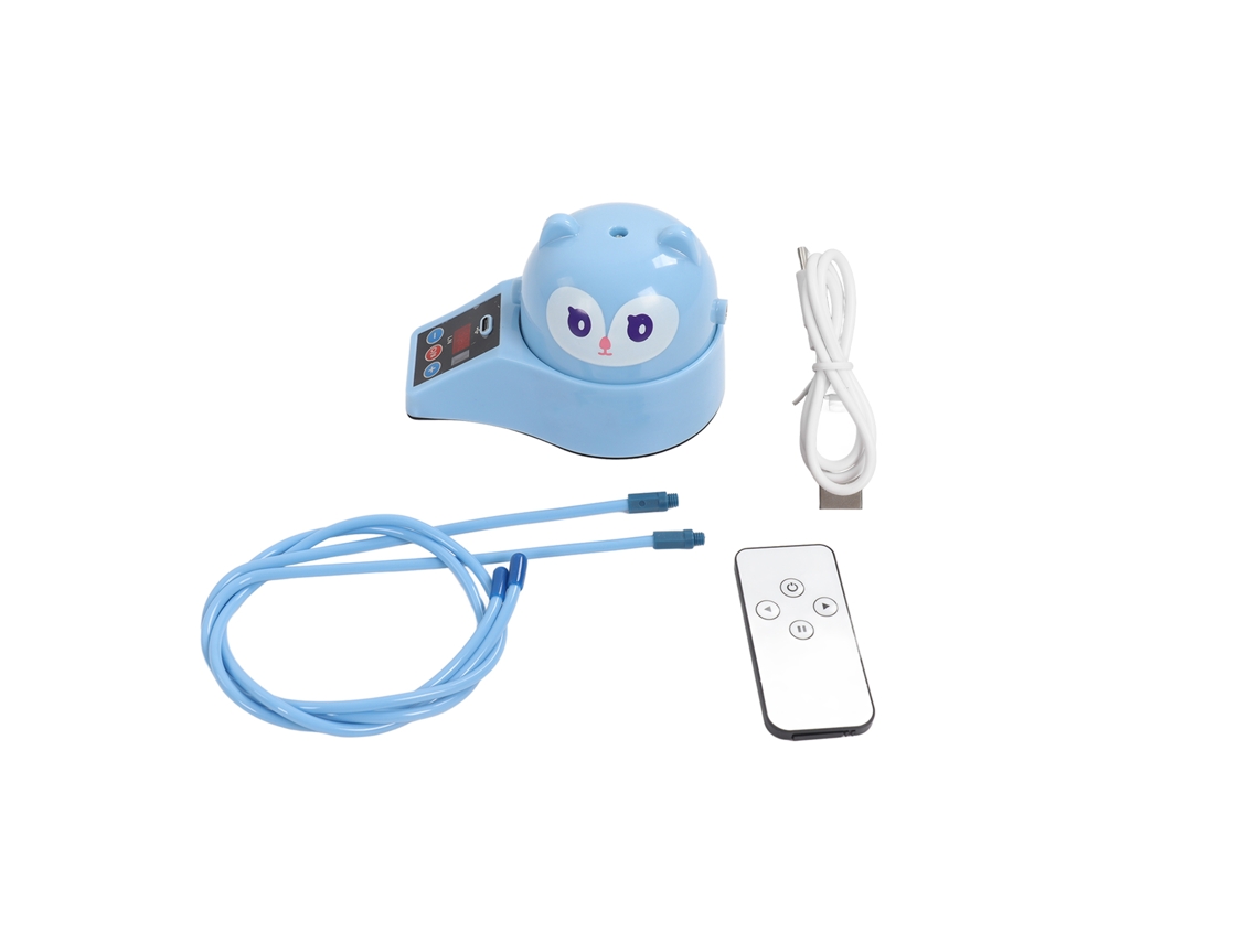Máquina De Saltar A La Comba Eléctrica Inteligente Con Mando A Distancia, Azul, Para Niños