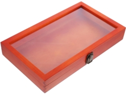 Vitrina De Madera Para Muestras, Caja De Presentación Colgante, Estuche De Almacenamiento