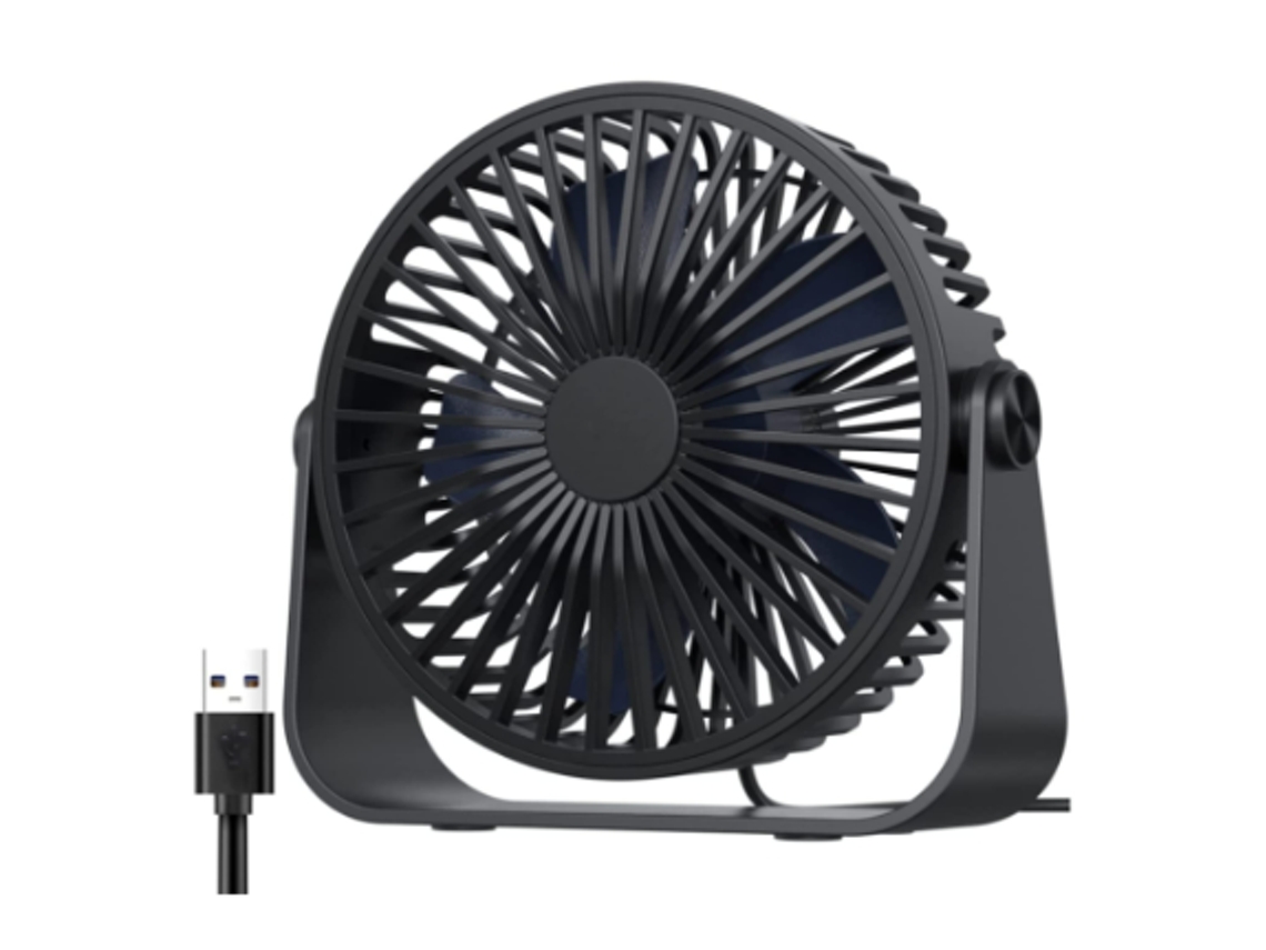 TURMIN Mini Ventilador Fs0412Zzh8 3 Velocidades 3W Diámetro 15 Cm