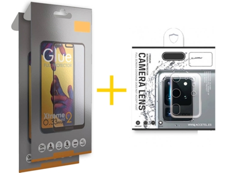 Kit 2 Protectores de Cristal Templado Huawei P 30 Lite SKYHE Full