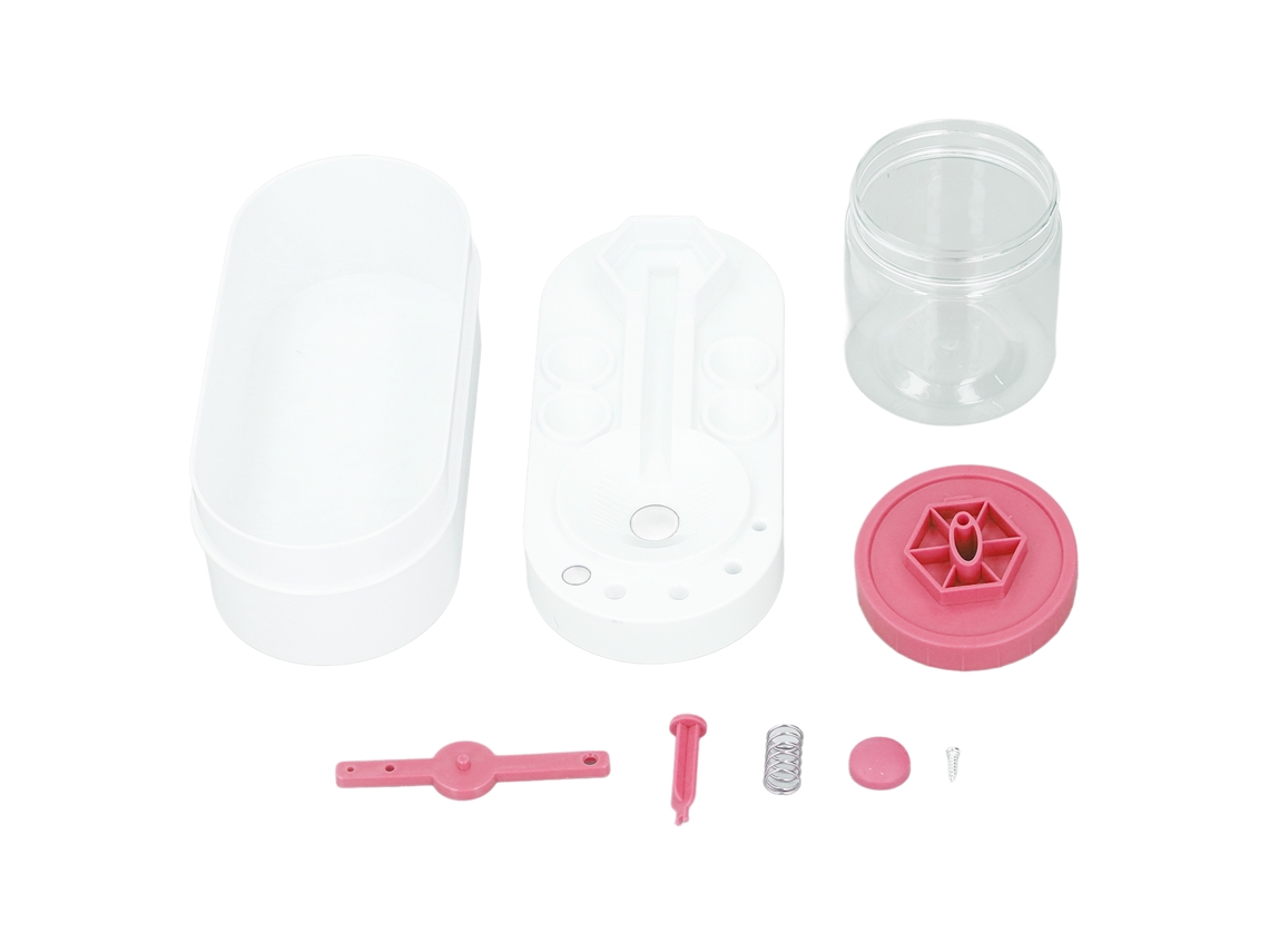Vlola-limpiador De Pinceles Multifuncional Ciclo De Agua Lavado Y Limpieza Para Pinceles De Maquillaje Rosa