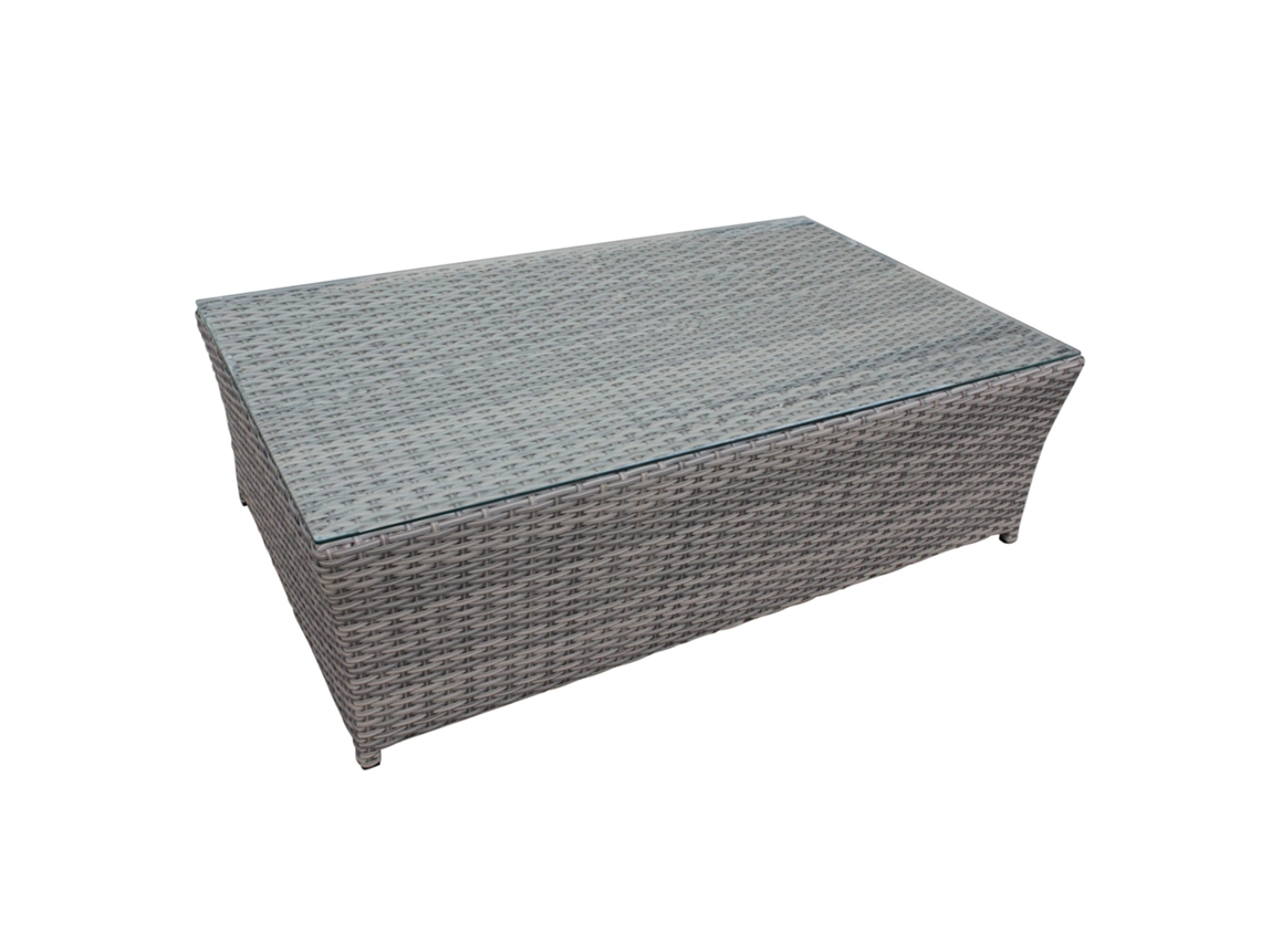 Mesa De Centro Exterior 110x65 Gris Jack Garbar