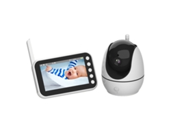 YUYSAN Abm201 Baby Monitor Monitor de bebé inalámbrico con pantalla de 4,5 pulgadas e intercomunicador de voz en pantalla