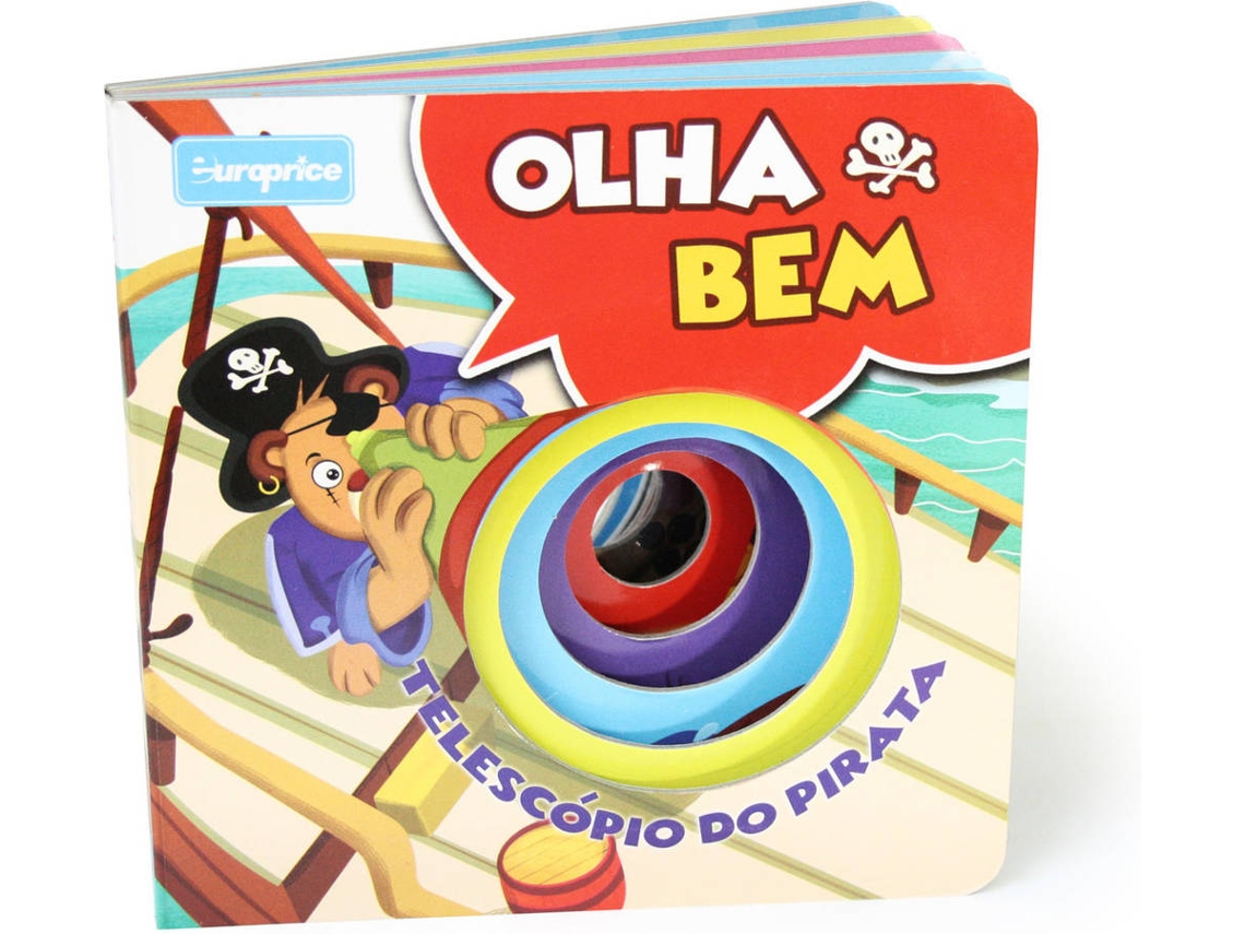 Libro Olha bem Telescópio do Pirata de Europrice (Portugués)