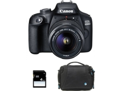 Kit Cámara Réflex CANON EOS 4000D + 18-55 III + Bolsa + SD 4Go