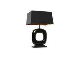 Lámpara de mesa de acero patinado negro, 30x50x83cm ALEXANDRA HOUSE LIVING