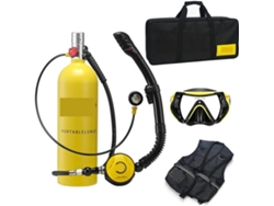 Minibotella De Buceo, Tubo De Respiración, Tanque De Oxígeno Para Buceo Subacuático
