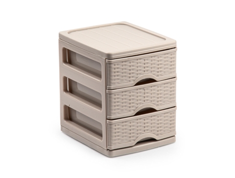 Caja de Ordenación PLASTIC FORTE (17 x 13.5 x 17 cm - Plástico - Multicolor)