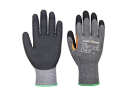 Guante Grip 10 Latex Reinforced Thumb - Pack De 12 Gris Negro / Xxl