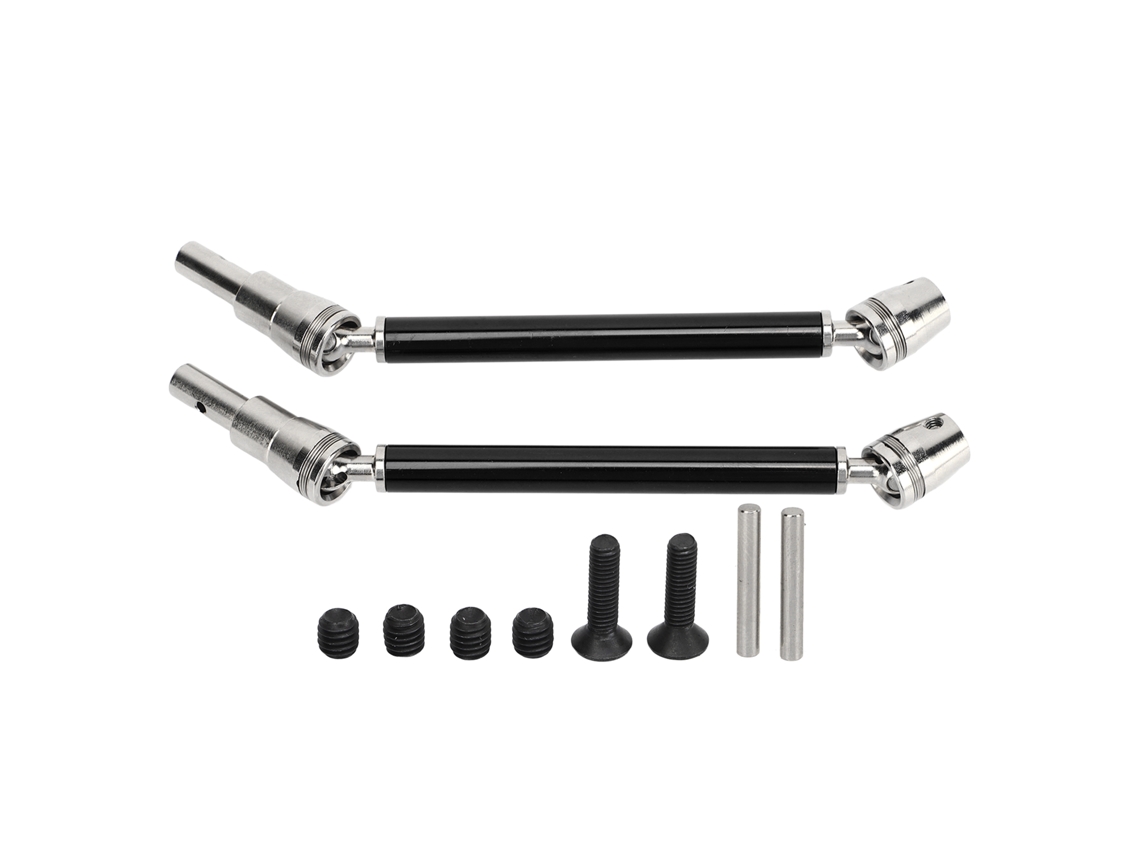 Eje De Transmisión Delantero Y Trasero De Acero Para Coche Teledirigido Arrma Serie 1/10, 2 Piezas, Negro.