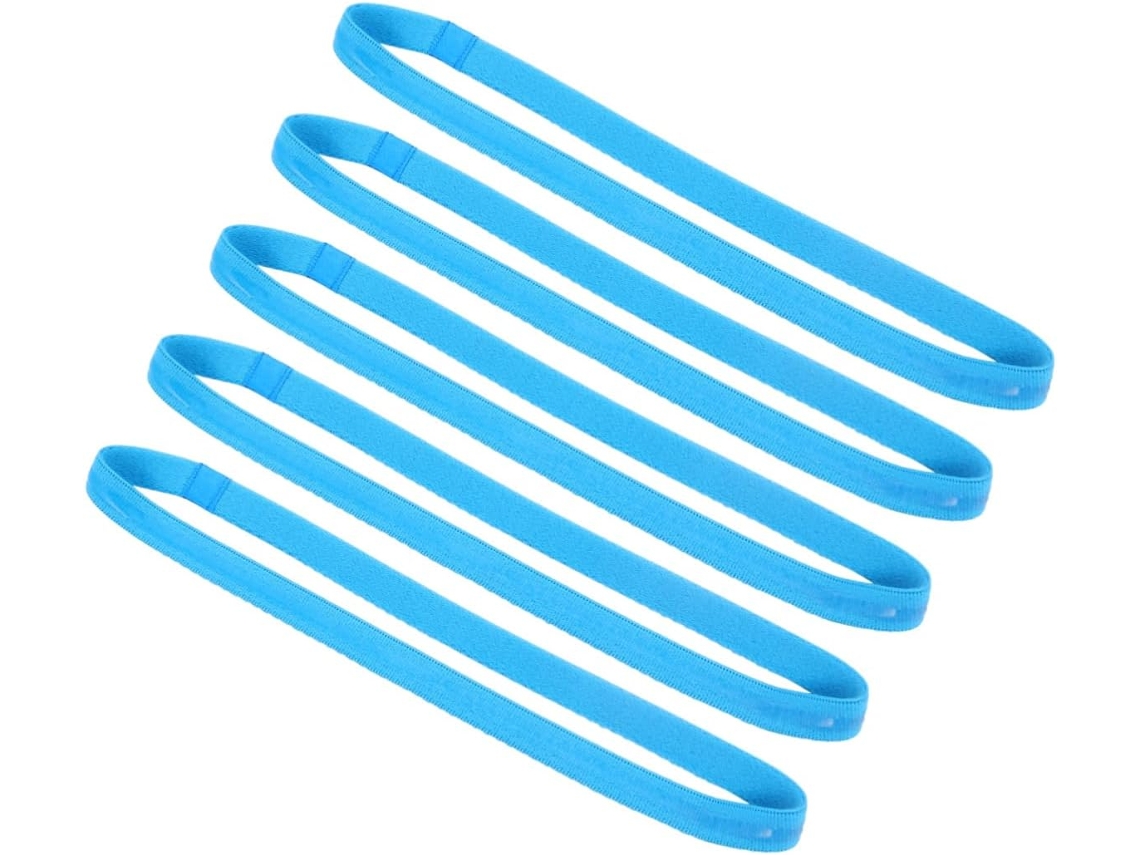 Juego de 5 cintas para la cabeza modernas, transpirables y absorbentes del sudor para correr, para hombres y mujeres.