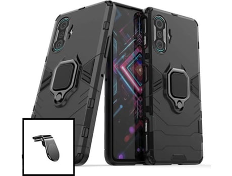 Kit Carcasa + Protector de Pantalla Xiaomi Poco F3 GT PHONECARE Negro