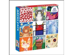 Libro Artsy Cats 500 Piece, Family Puzzle (Inglés)