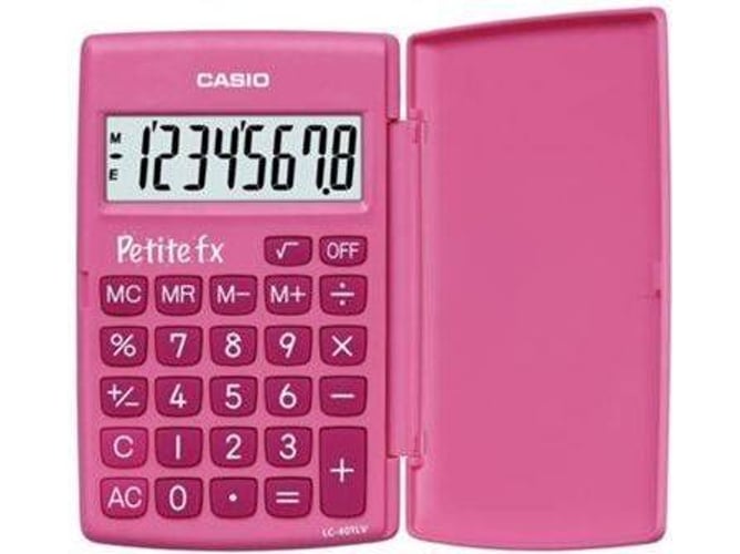 CALCULADORA BOLSO CASIO LC-401LV ROSA