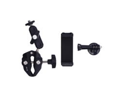 Soporte De Pinza Para Cámara Multifuncional 360 Grados Para Dslr, Luz De Relleno, Monitor Y Teléfono