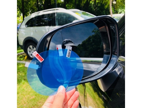 Etiqueta engomada de la película del espejo retrovisor del coche antivaho a prueba de lluvia[80x80mm]