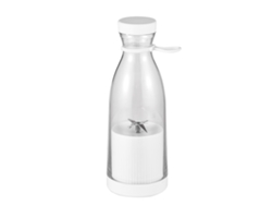 Minibatidora portátil de 380 ml con batería recargable y 6 cuchillas para batidos y malteadas (sin marca)