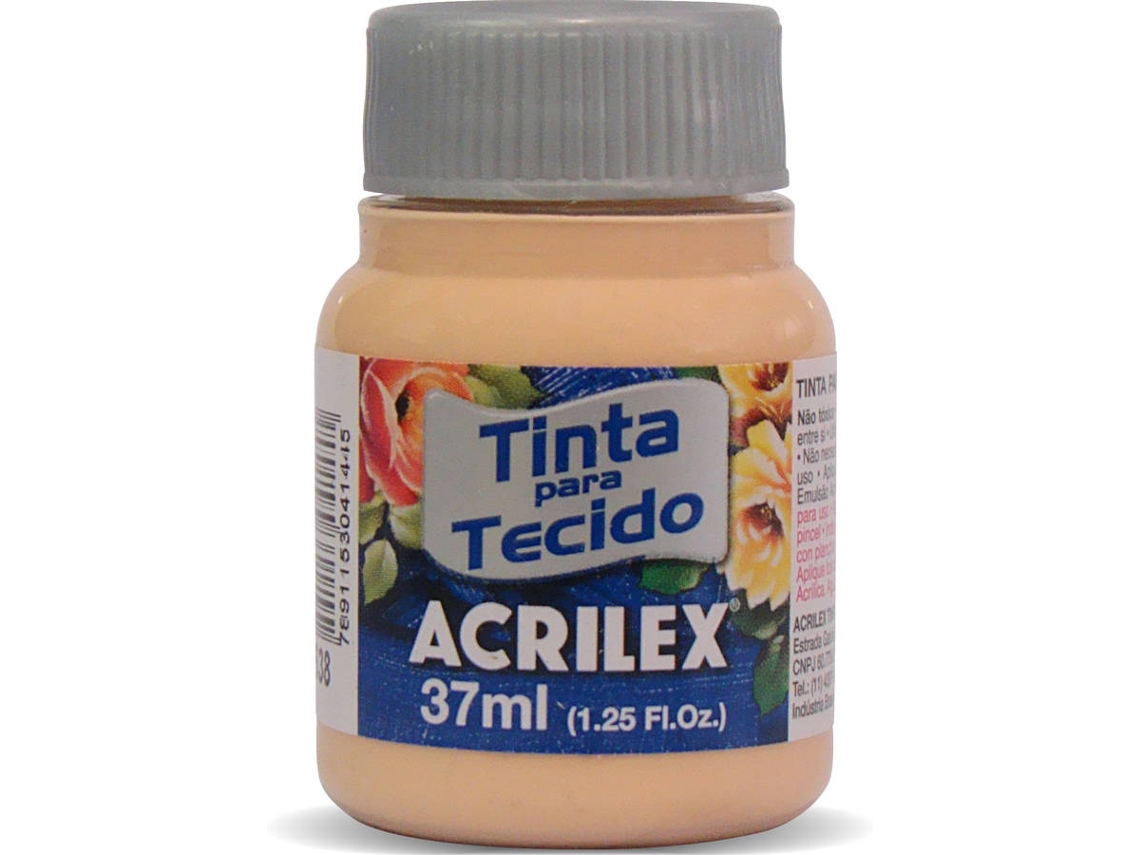 Tinta de Tela Mate Acrilex Amarillo Piel (04140/538 37ml)