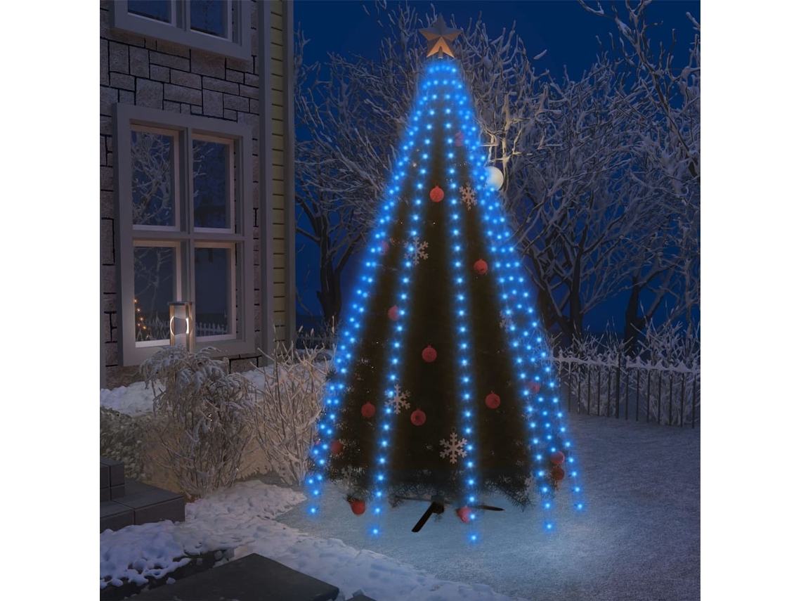 Guirnalda de luces LED para árbol de Navidad, 300 cm, color azul, Wsd9335 Lovely Home