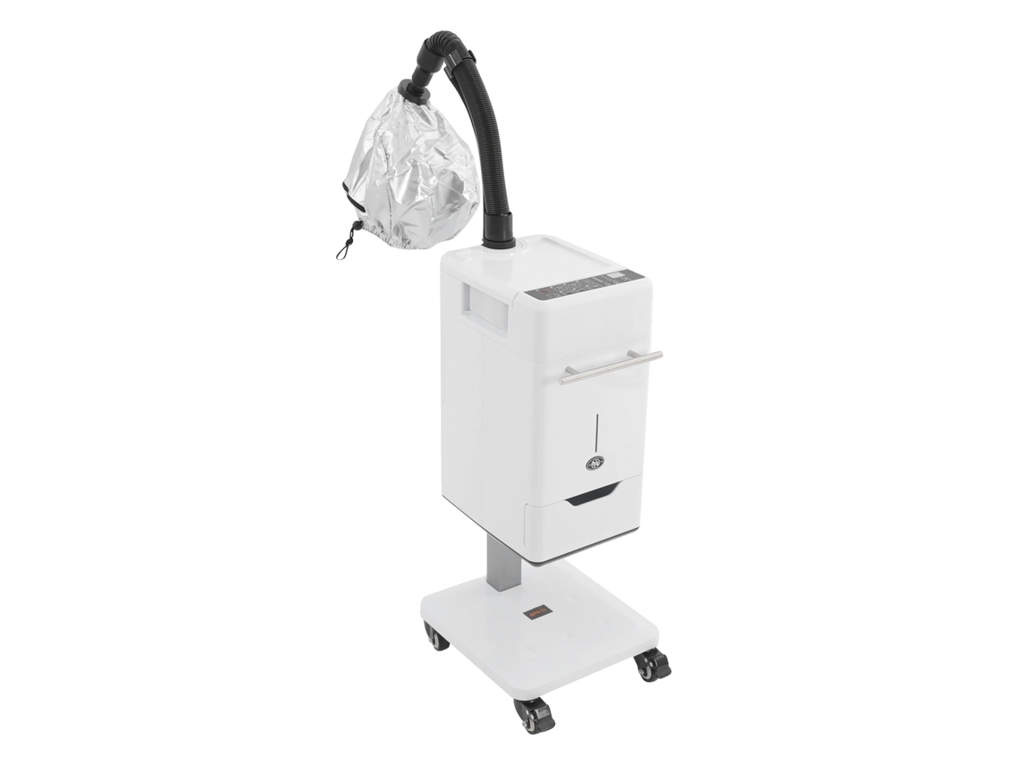 Vaporizador de pelo Nano, 6 funciones en 1, fácil de usar, blanco.