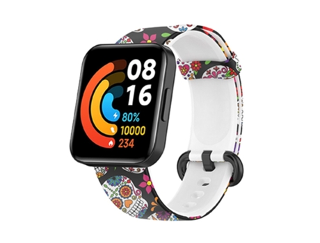 Correa de Silicona ajustable para Xiaomi Redmi Watch 2 Lite - cráneo colorido