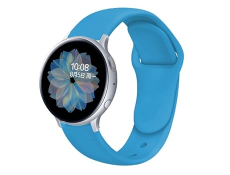 Correa lisa de silicona para Garmin Venu 2 Plus Azul Cielo PHONECARE