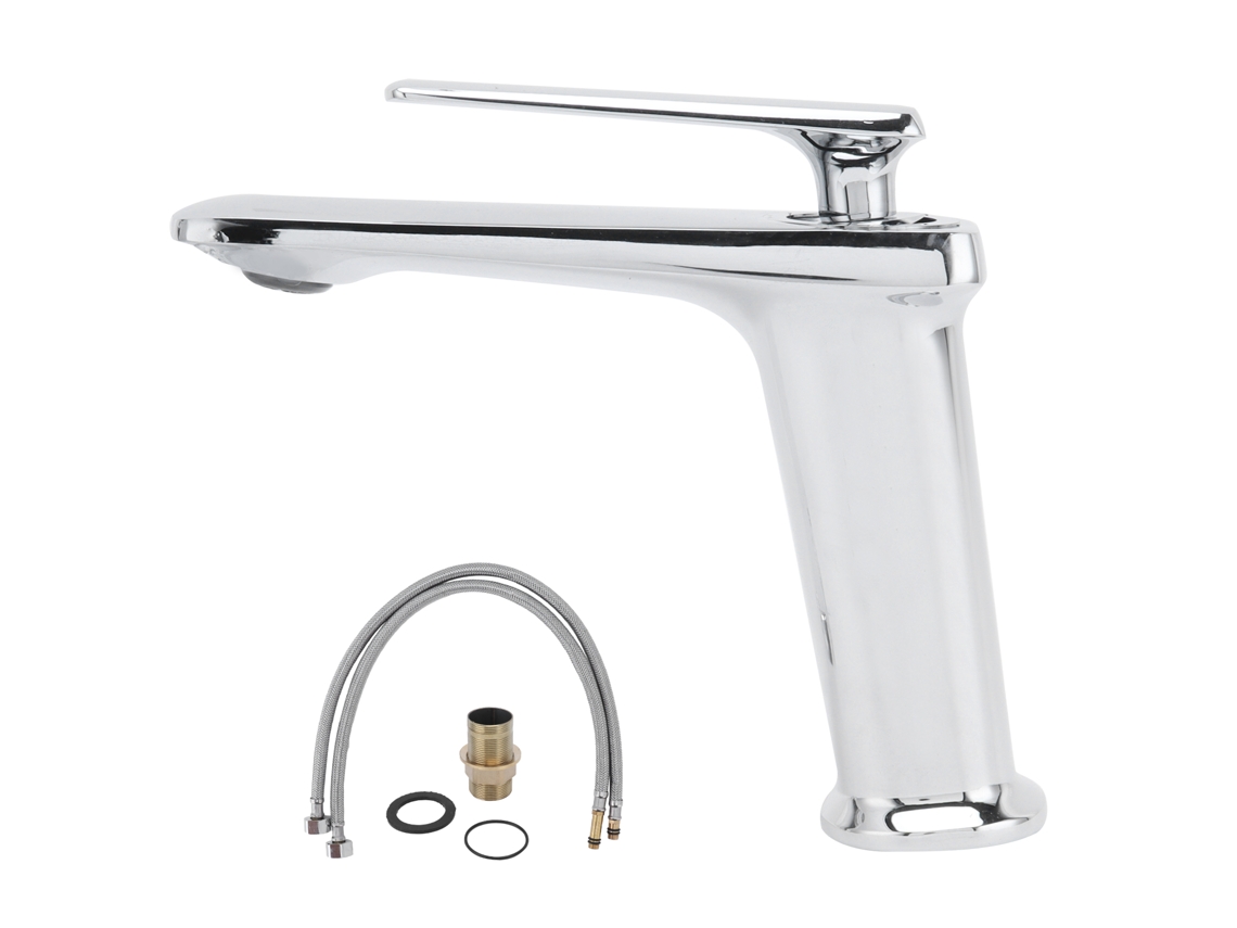 Grifo De Lavabo De Cobre Con Un Orificio Para Agua Fría Y Caliente Para Hogar/hotel G3/8