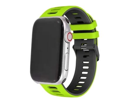 Correa Pioneer para Apple Watch Series 6 44Mm Verde Claro y Negro