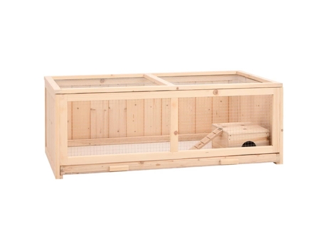 Jaula para hámster VIDAXL madera maciza abeto