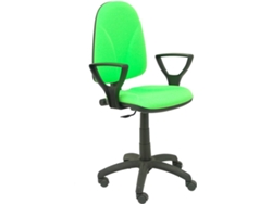 Silla de Escritorio Operativa PIQUERAS Y CRESPO Algarra Verde Pistacho (Brazos fijos - Tejido)