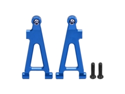 2 Brazos Inferiores Delanteros De Aleación De Aluminio Para Coche Rc Mjx 1/16 16208 16207 16210 Azul