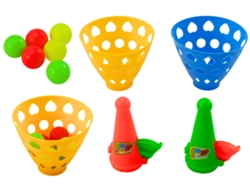 Juego de arcade B.active: atrapa pelotas y lanza canastas
