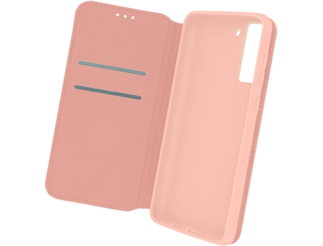 Funda Samsung Galaxy S21 FE AVIZAR con Tarjetero (Rosa)