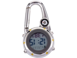 Reloj De Bolsillo Impermeable Y Luminoso Para Mochilas Con Brújula, Reloj Colgante