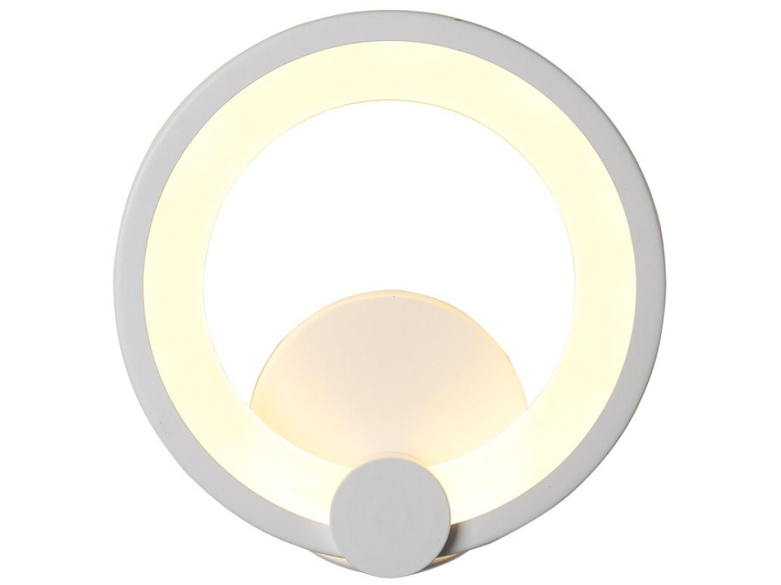 Lámpara de pared LED creativa Dormitorio Mesita de noche Acrílico Sala de estar Balcón Escalera Pasillo Pasillo Luz decorativa (blanco cálido)