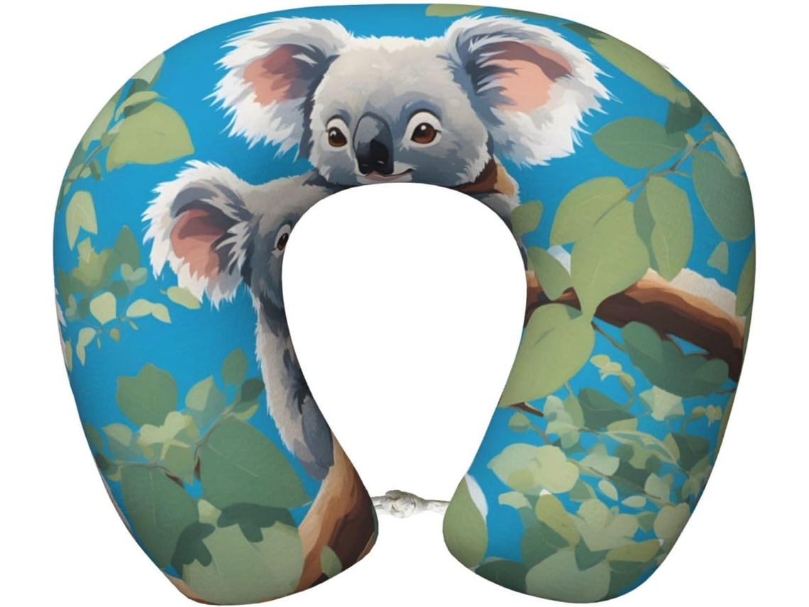 Almohada Viaje Espuma Viscoelástica Poliéster, Felpa Fácil Soporte, Ajustable Plegable: