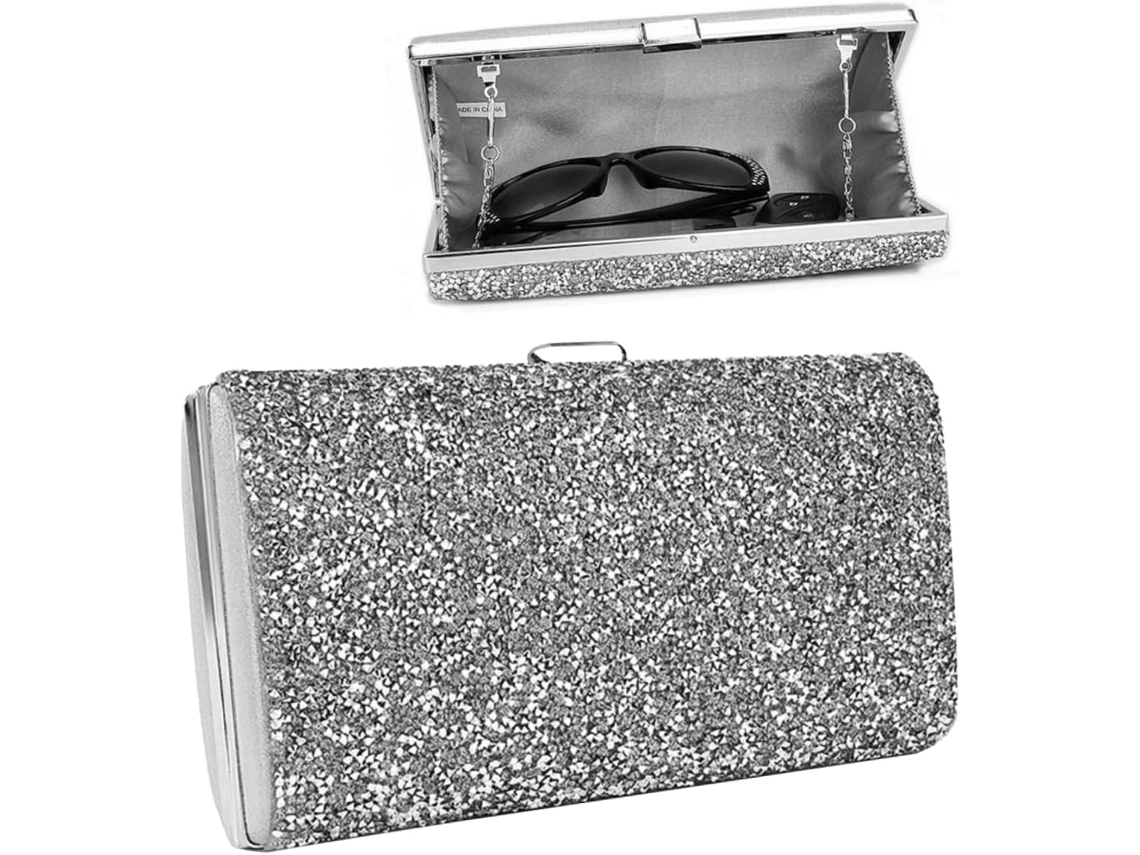 Bolso De Mano Rígido De Noche Para Mujer, Elegante Bolso De Mano Con Solapa Para Bodas Y Fiestas.