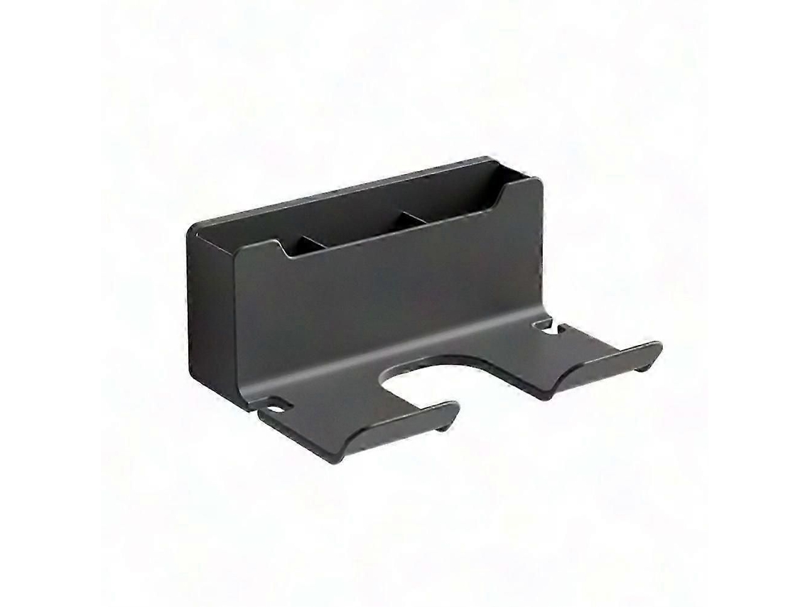 Soporte de pared para secador de pelo, plancha de pelo, organizador de cabello para baño GOKOCO