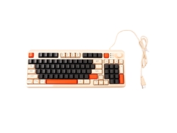 Teclado Para Juegos Usb De 94 Teclas Con Retroiluminación Led, Diseño Ergonómico, Soporte Plegable Y Teclas Multimedia.